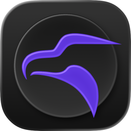 Falcon app icon in dock